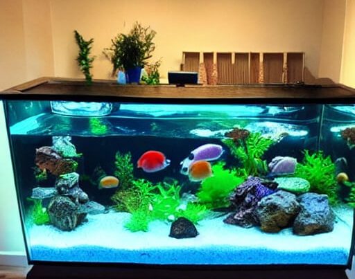 clean fish tank after fish dies