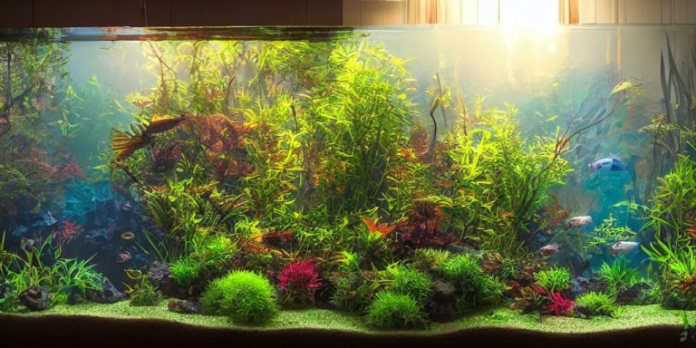 cleanning fish tank glass