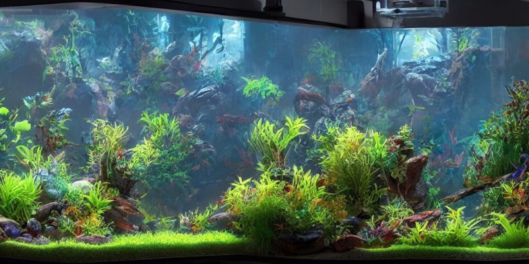 fish tank without food supply