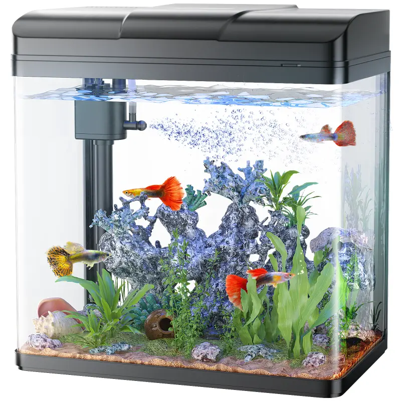 fish tank 3 gallon black color